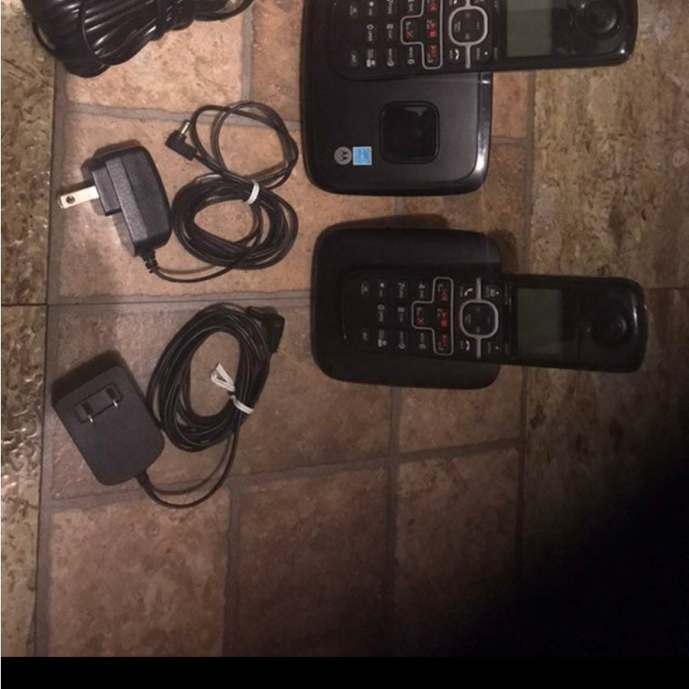 Motorola Black Cordless Phone Model L703M